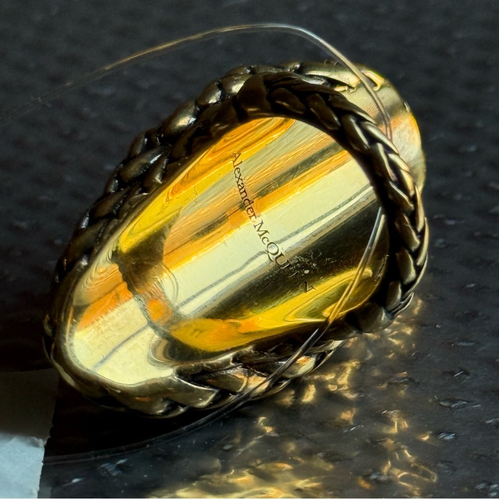 Alexander McQueen large red gemstone ring - Picture 4 of 7